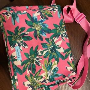 Vera Bradley floral messenger bag